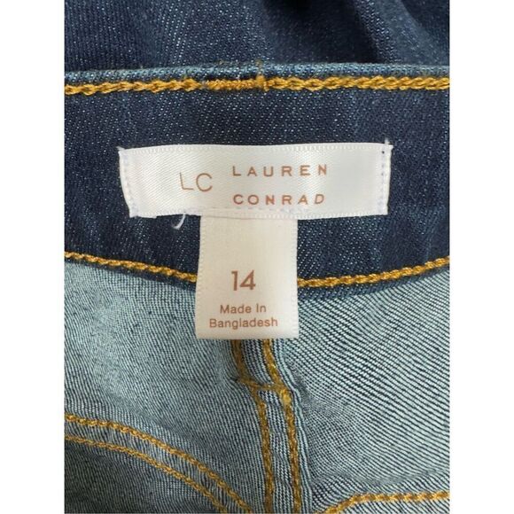 NWT Lauren Conrad Mid-Rise Skinny Stretch Dark Wash Denim Size 14 - Picture 5 of 9